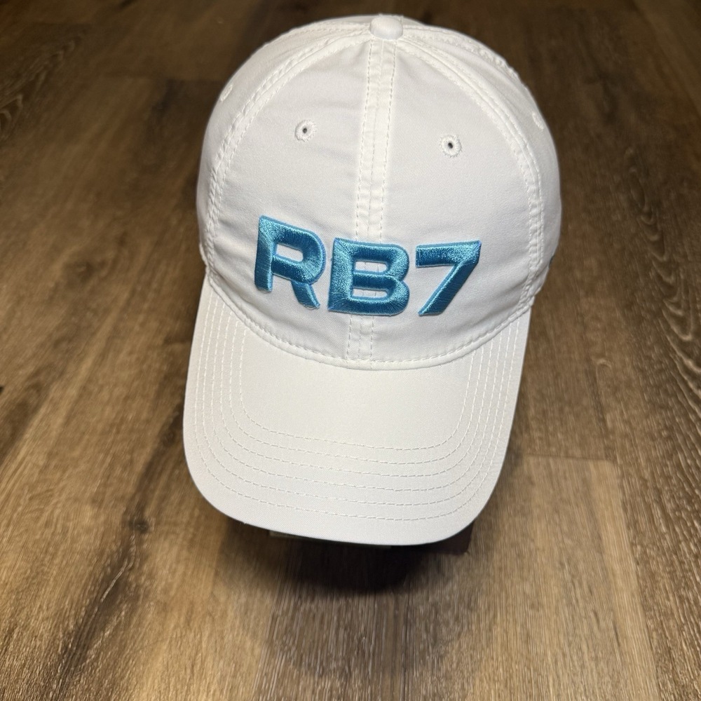 RB7 Jekyll Sea Island Tennis Hat White‎ Baby Light Blue Performance Adj Strap